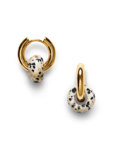 Anni Lu Glazed donut hoops Dalmatian
