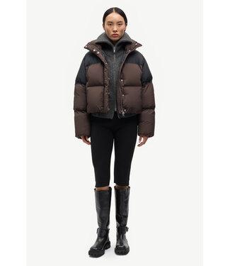 Samsoe Samsoe Safern puffer jacket Mulch black ST.