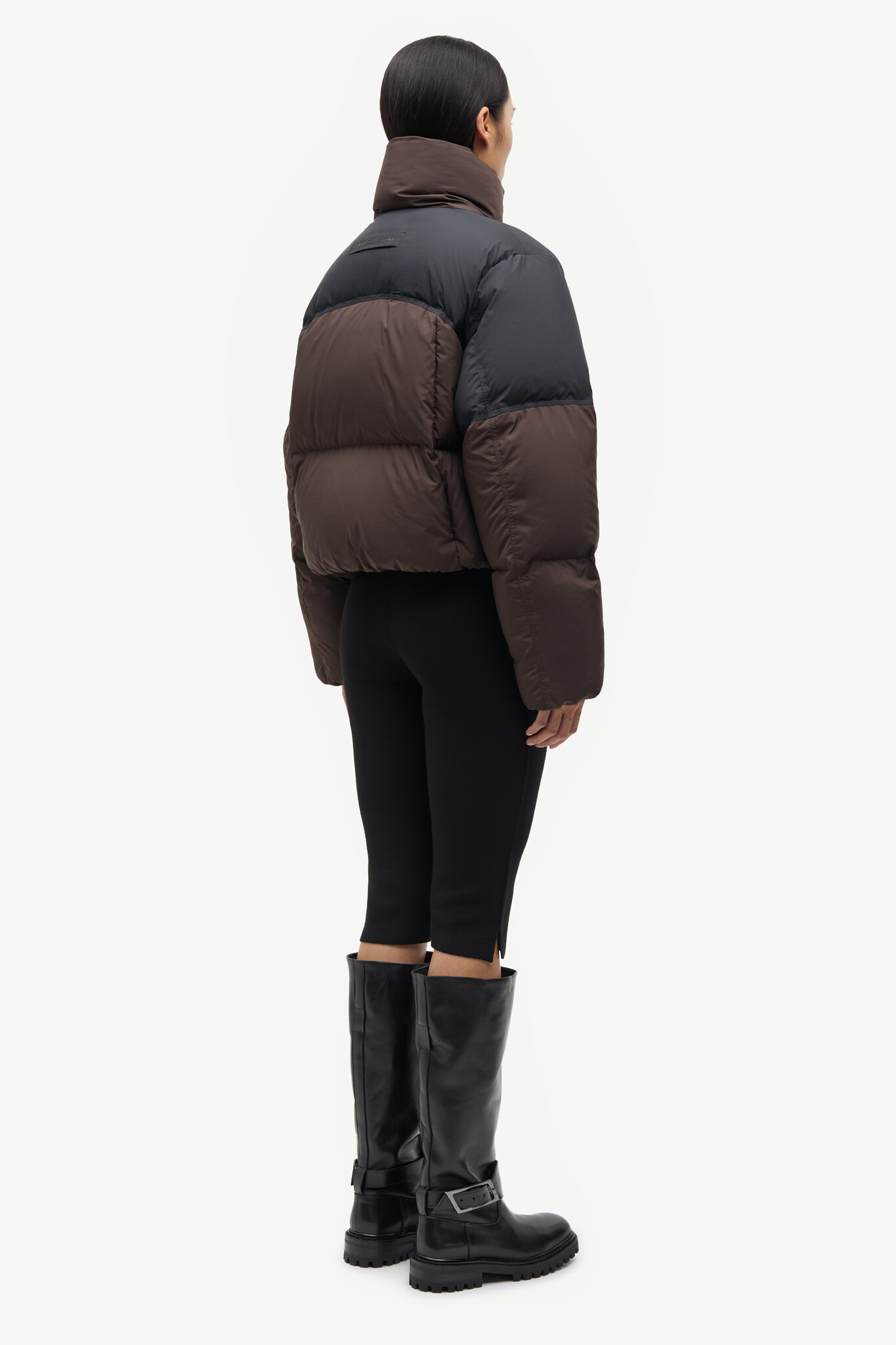 Samsoe Samsoe Safern puffer jacket Mulch black ST.