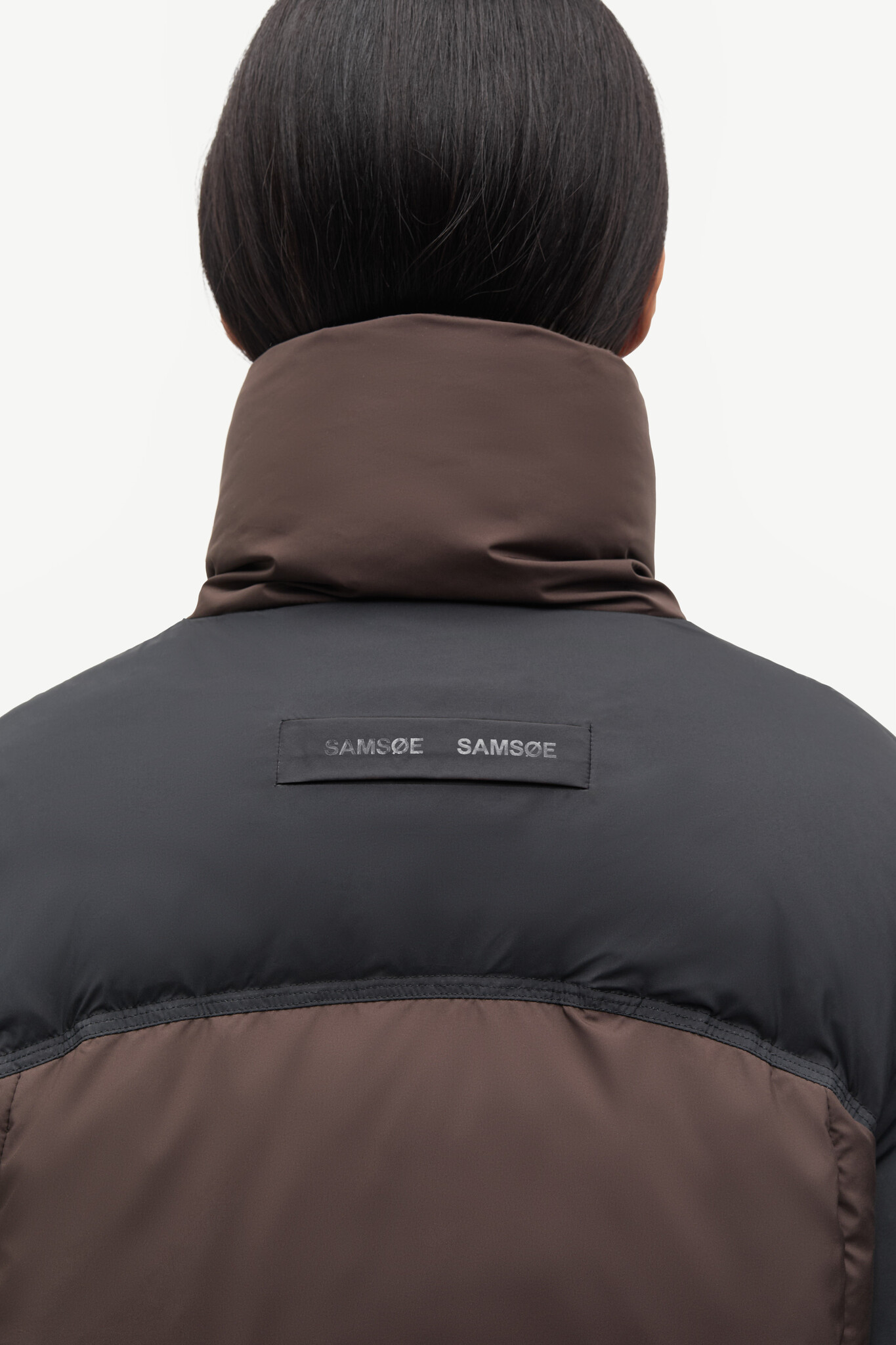 Samsoe Samsoe Safern puffer jacket Mulch black ST.