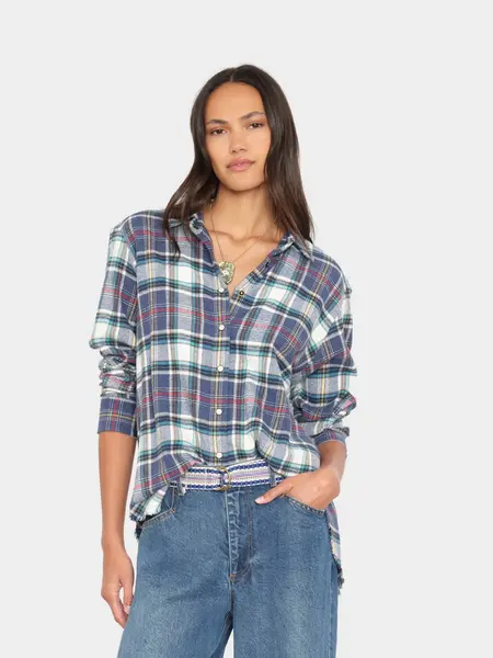 Xirena Beau shirt Moonwash blue