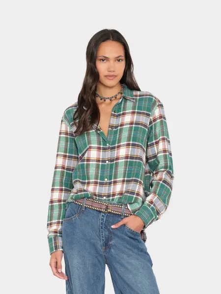 Xirena Beau shirt Jadestone green