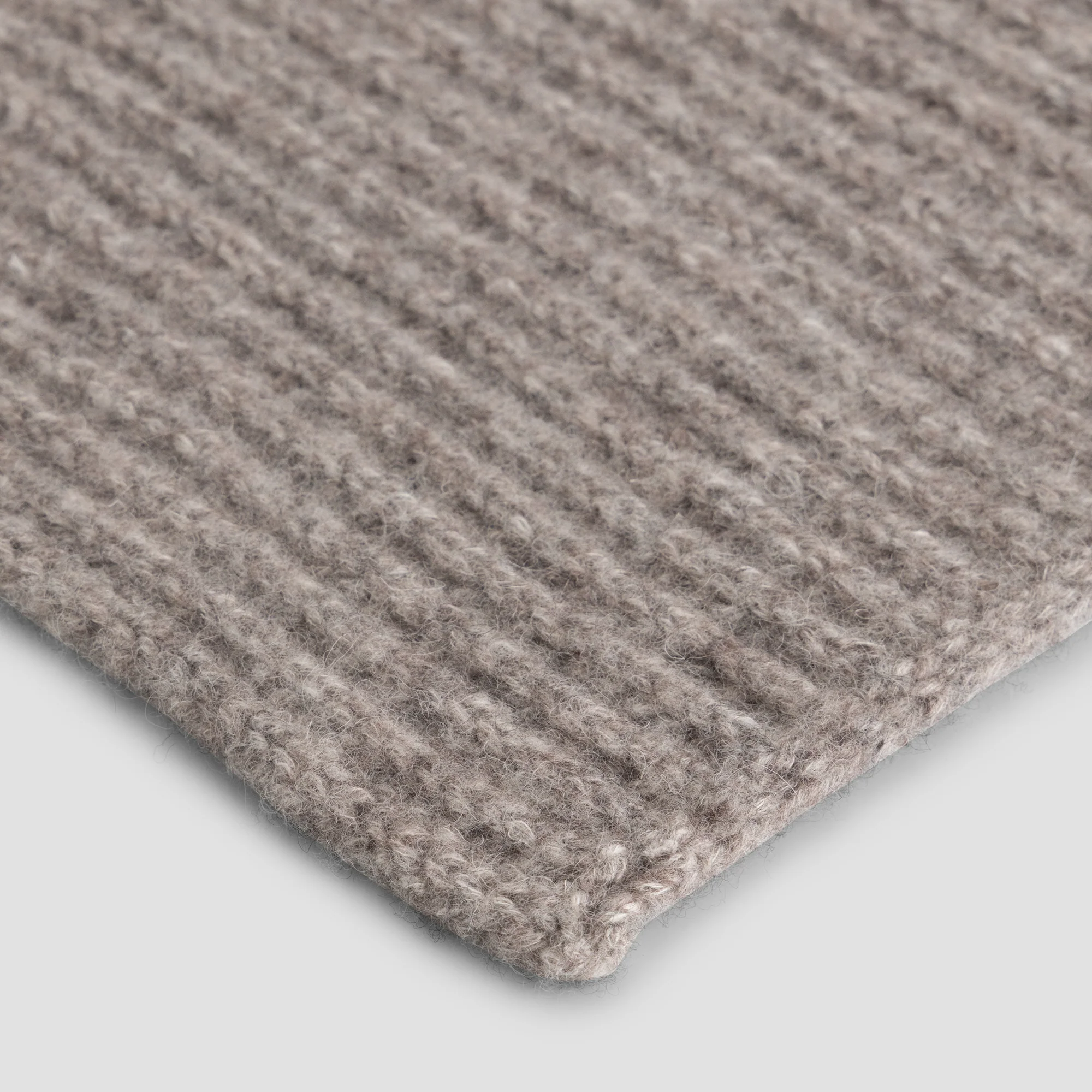 OLAF Wool hooded scarf Chocolate chip
