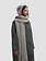 OLAF Wool hooded scarf Chocolate chip