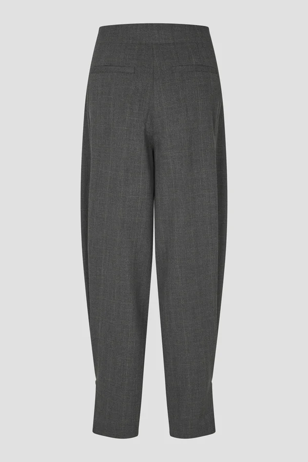 Second Female Anjou trousers Dark grey melange