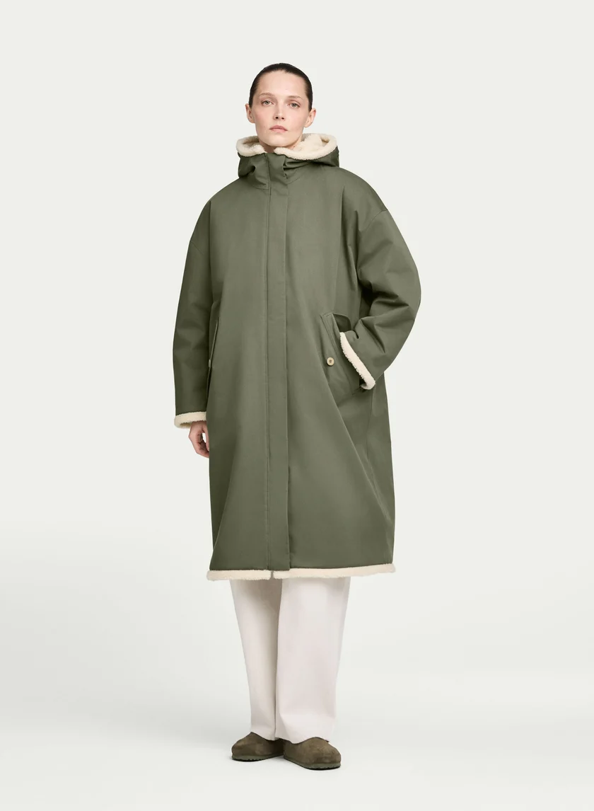 G-Lab Anna coat olive grey