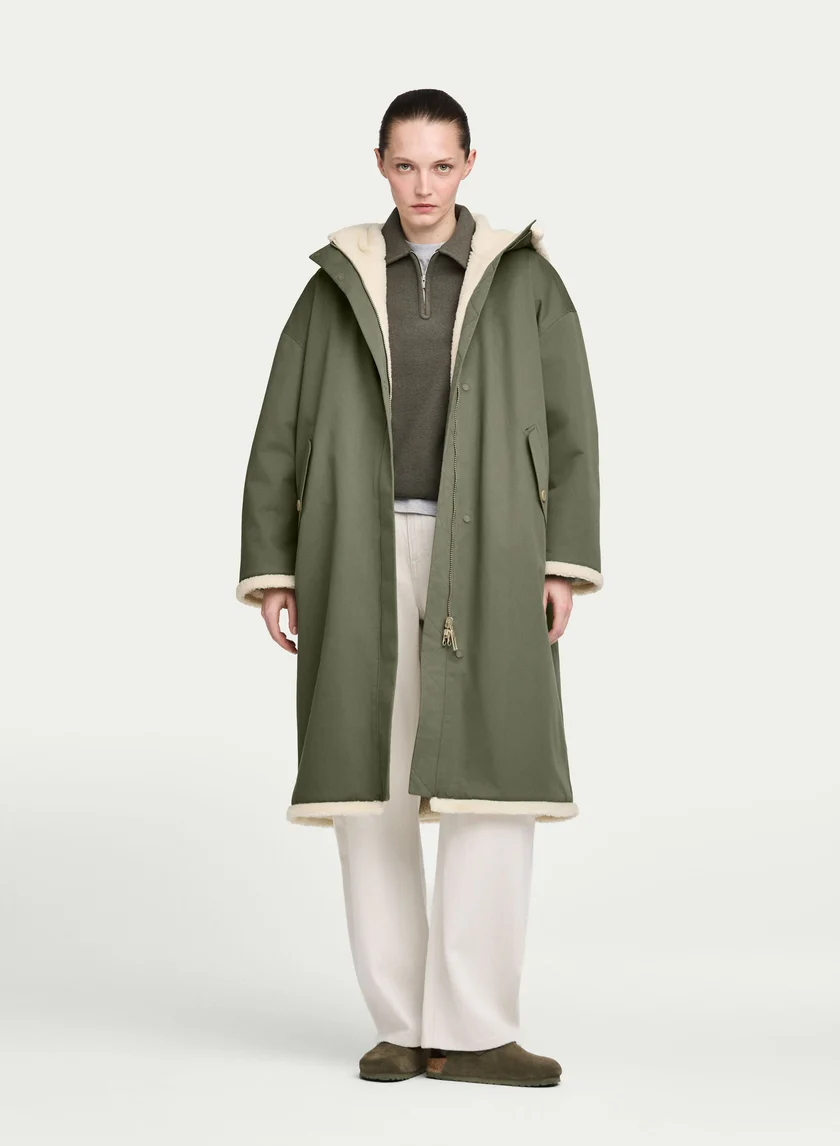 G-Lab Anna coat olive grey