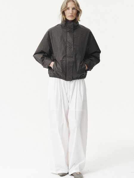 Welter Shelter Livia wax jas Dark brown