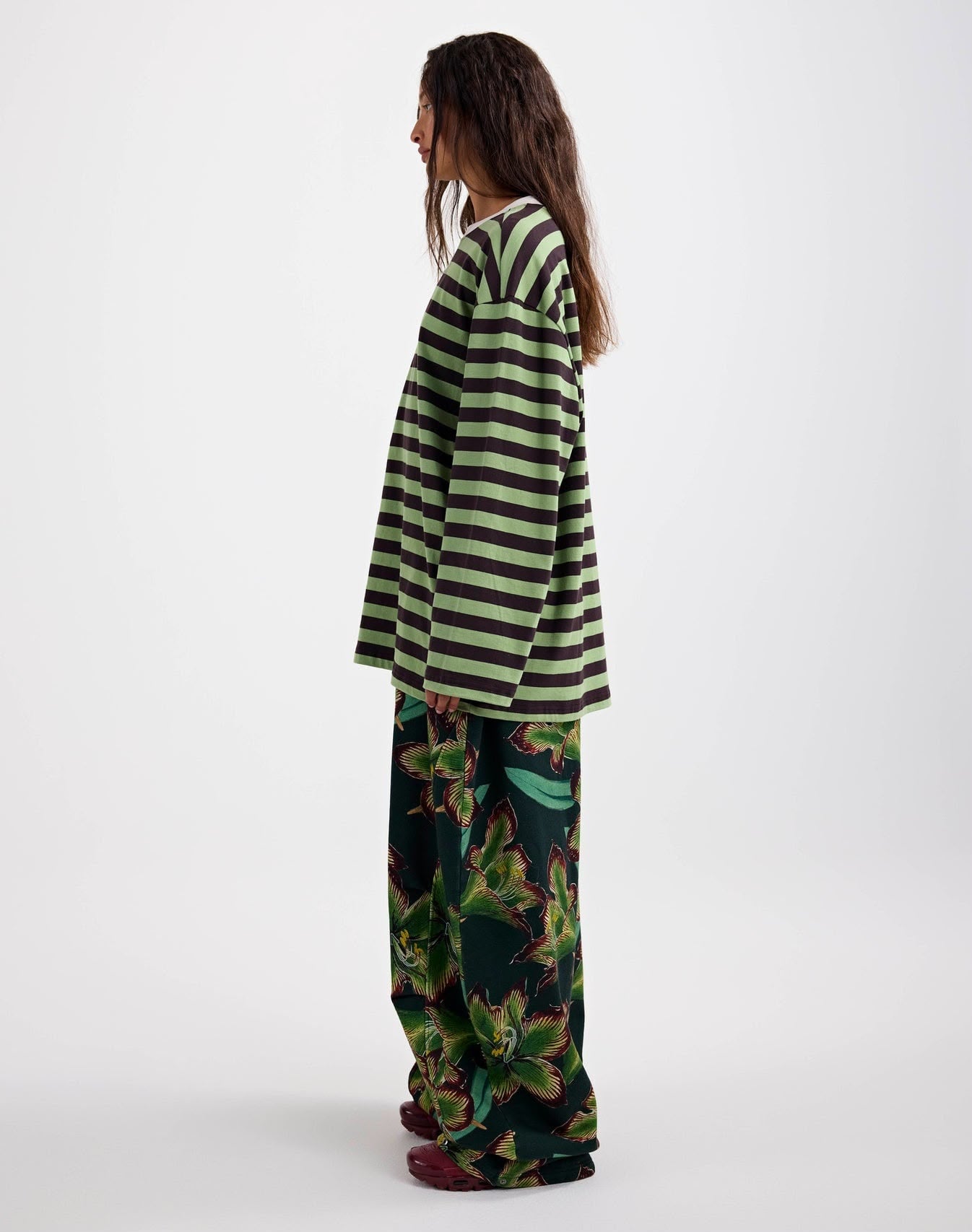 Stieglitz Donna wide skate longsleeve Green