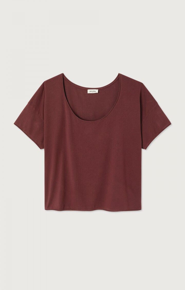 American Vintage STU02A T-shirt Pourpre vintage
