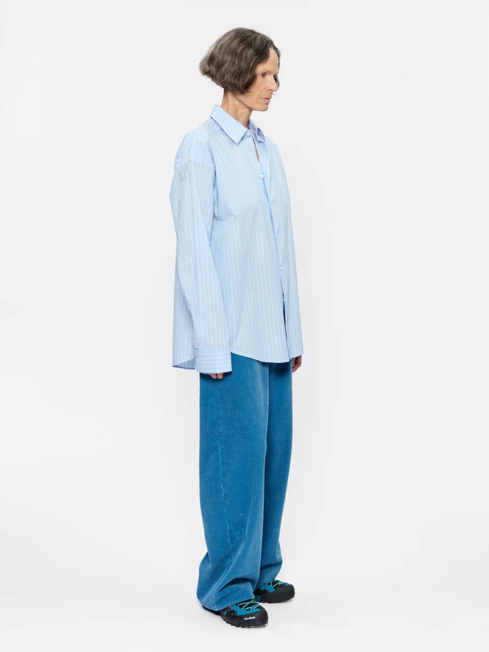 6397 Uniform shirt Blue stripe