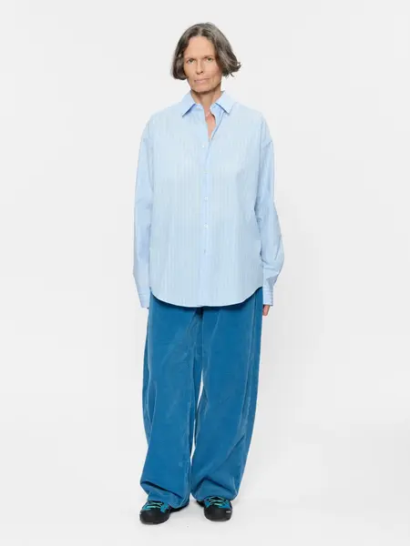 6397 Uniform shirt Blue stripe