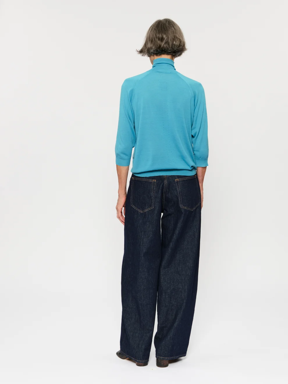 6397 Roomy jean Rinsed raw