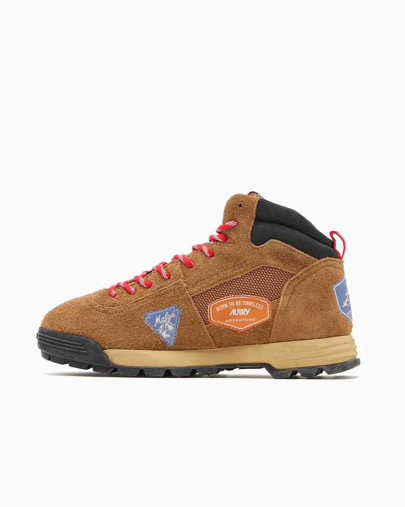 Autry Malga mid wom N101 sneaker Sue/Cord Castagna/Black