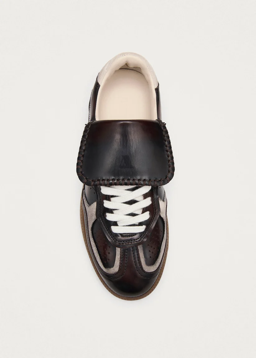 Alohas Tb.490 Club vintage effect Dark Chocolate leather sneakers