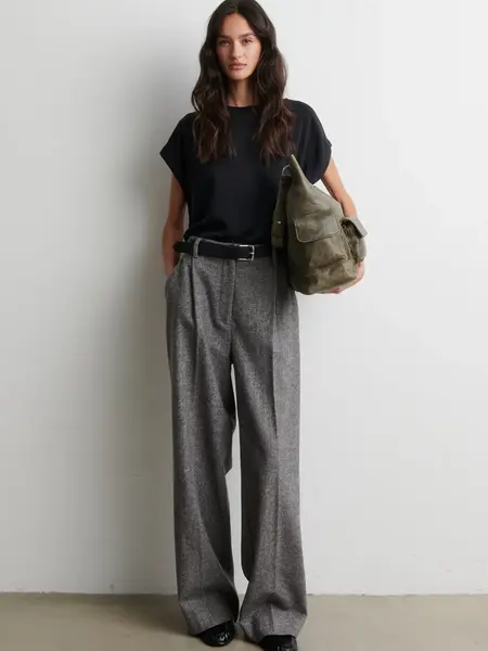 Second Female Lydney trousers Grey melange
