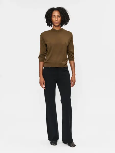 6397 Perfect V-neck Ebony