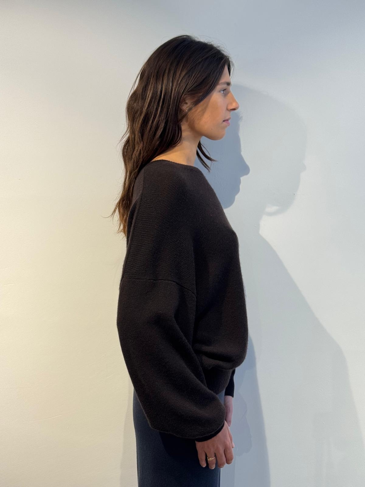 Lisa Yang Veira sweater Dark oak