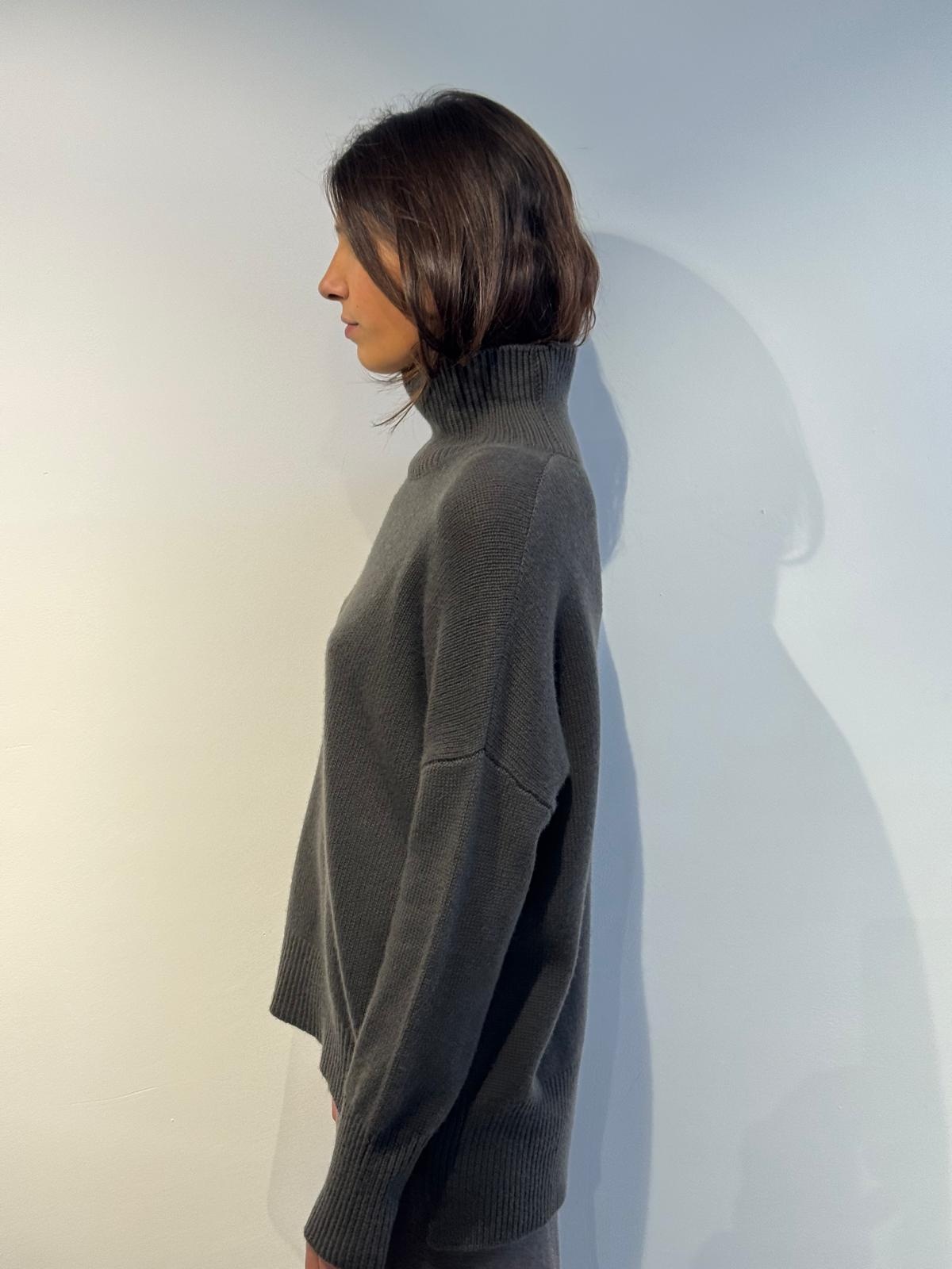 Lisa Yang Heidi sweater Dark fern