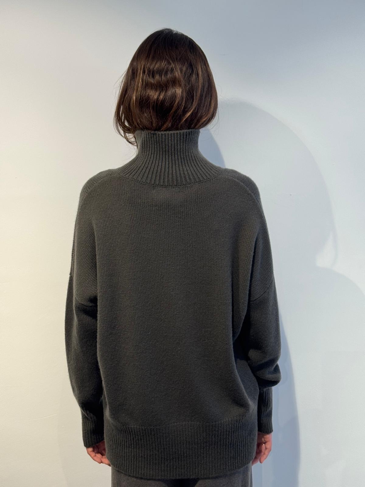 Lisa Yang Heidi sweater Dark fern