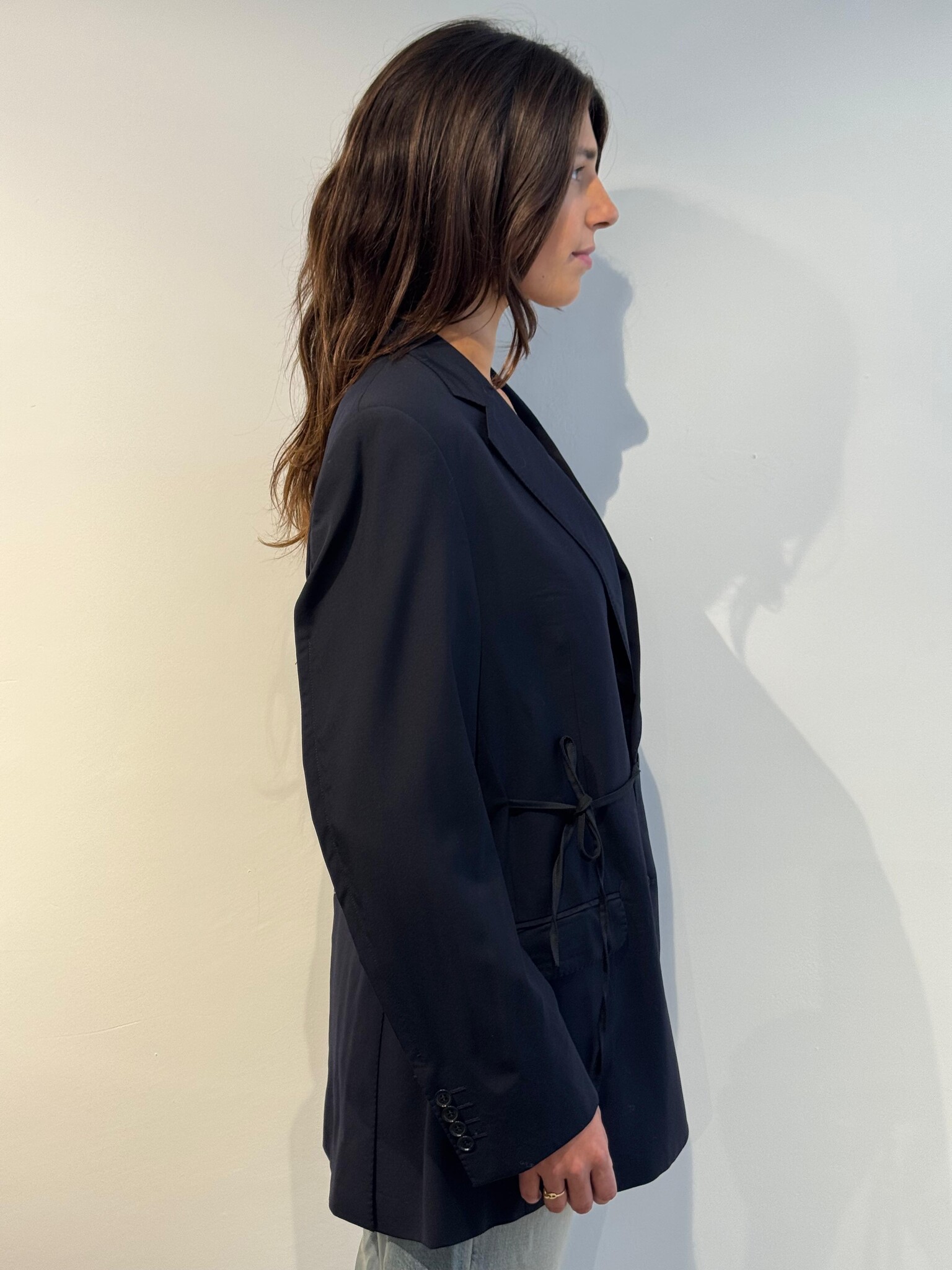 1/OFF Blazer double asymmetric Navy/Navy S/M