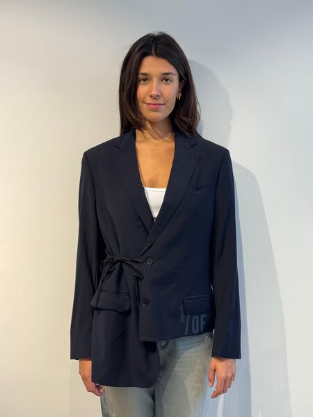 1/OFF Blazer double asymmetric Navy/Navy S/M