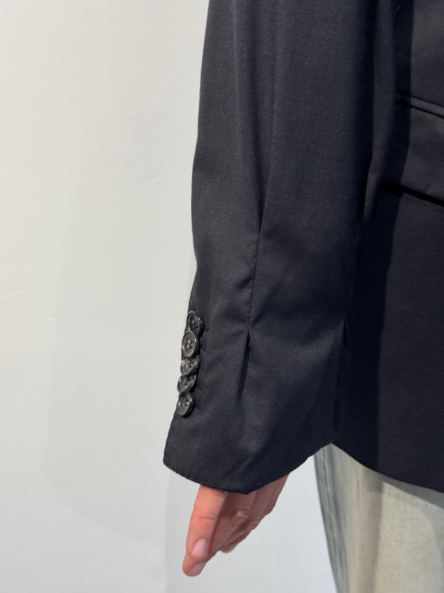 1/OFF Blazer slit wrap Black/Black S/M