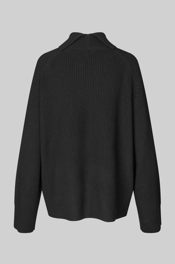 Second Female Ettas knit T-neck Black