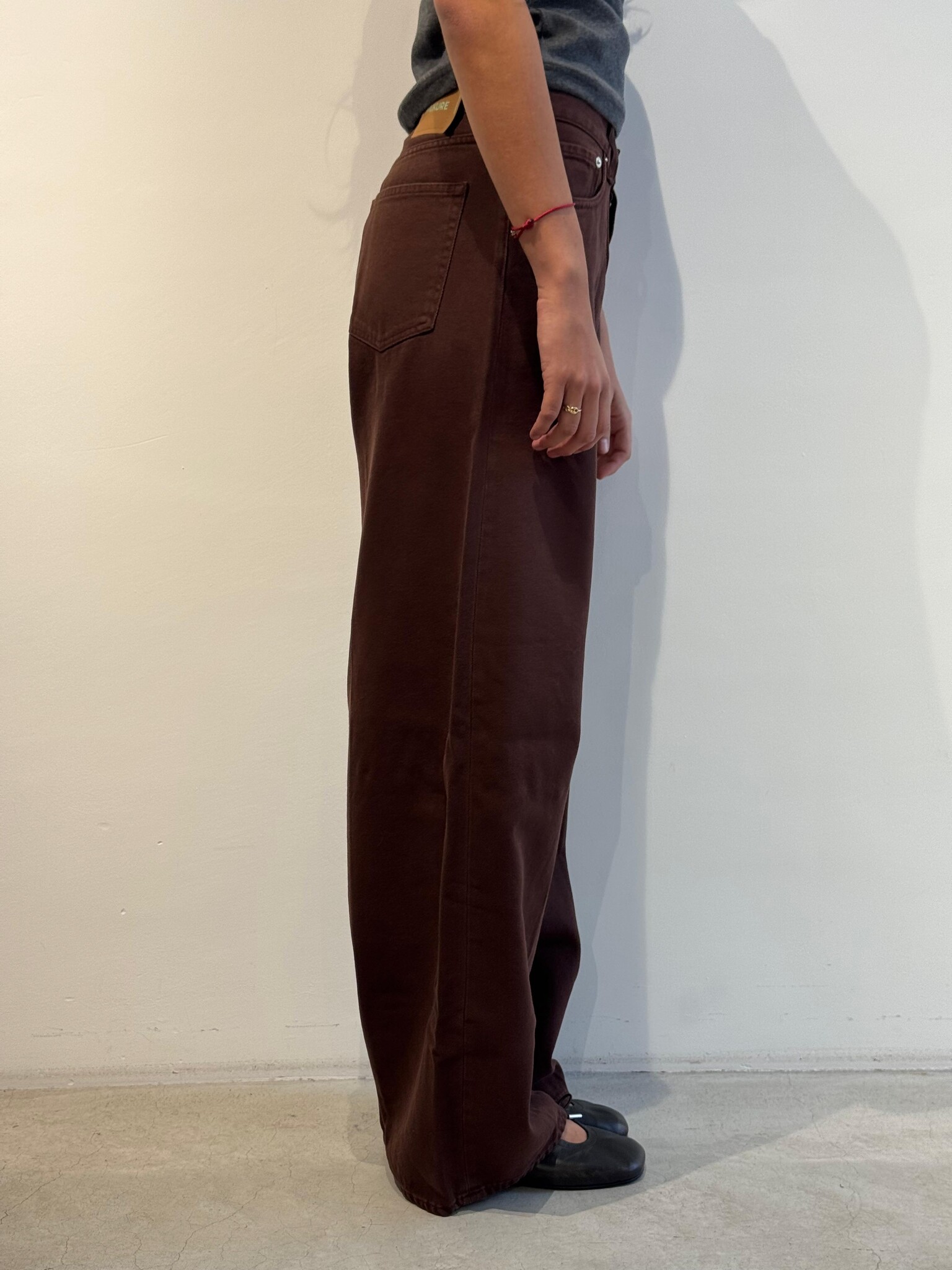 Haikure Bethany soft ecru jeans Chocolate