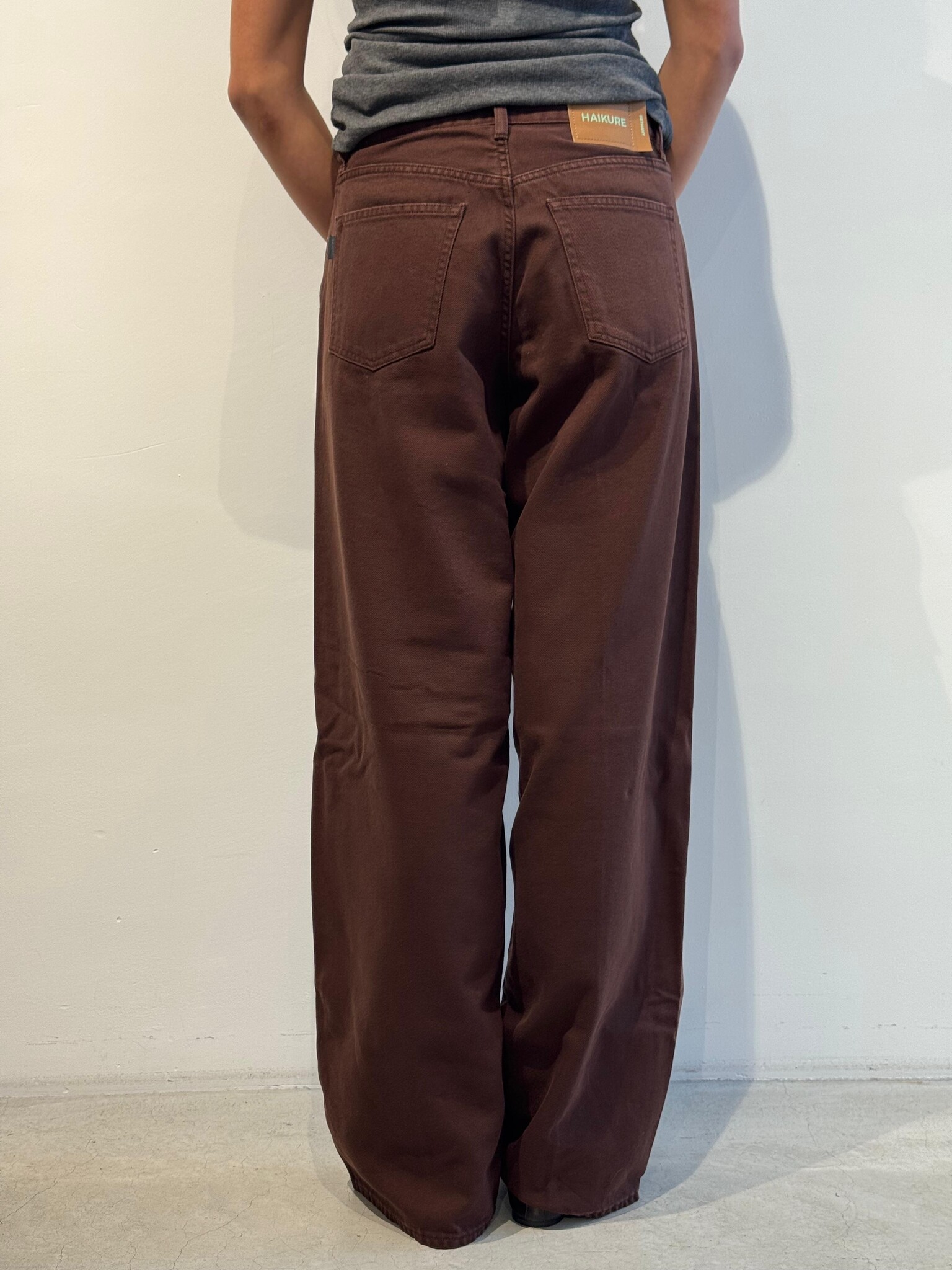 Haikure Bethany soft ecru jeans Chocolate