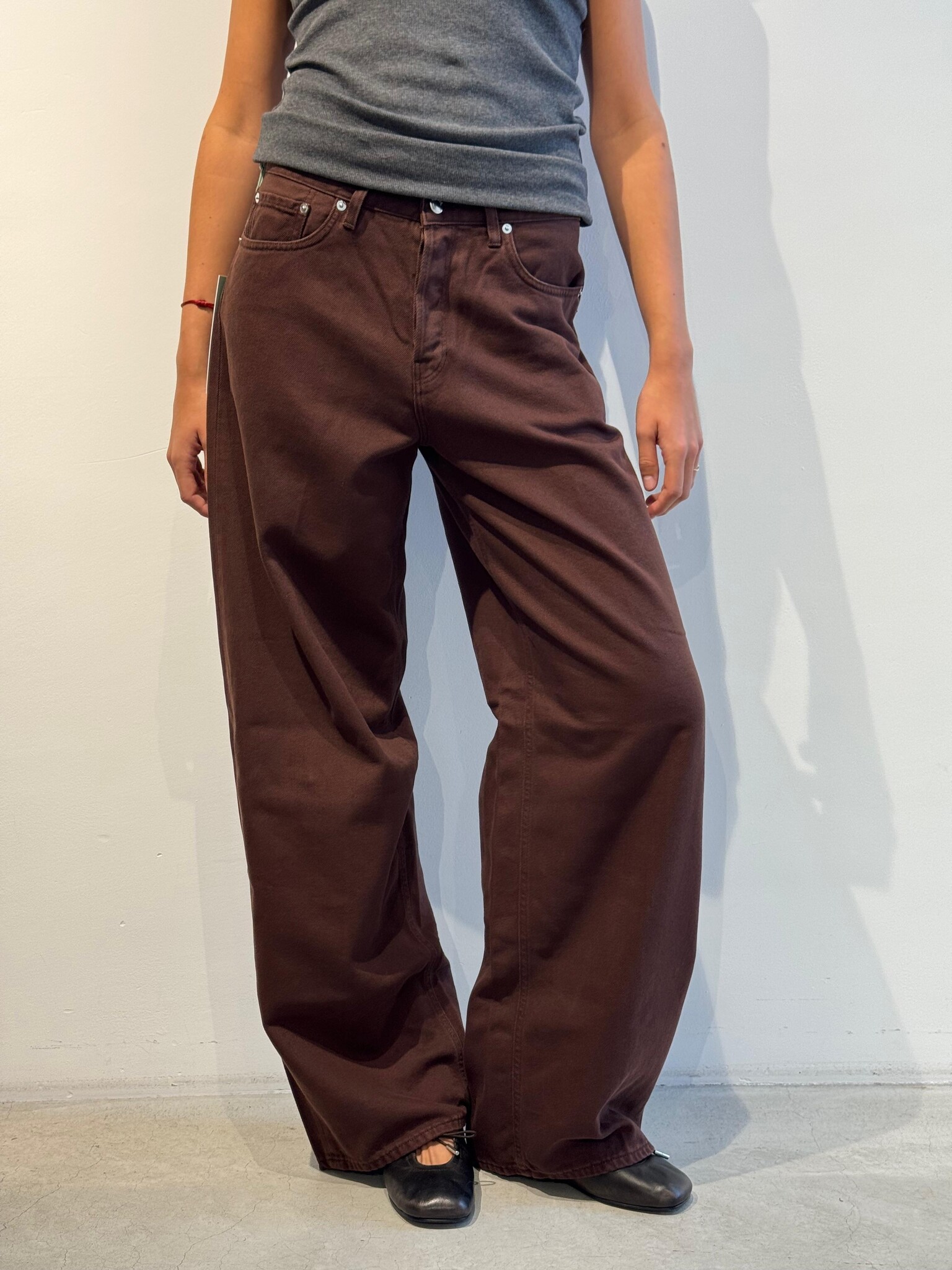 Haikure Bethany soft ecru jeans Chocolate