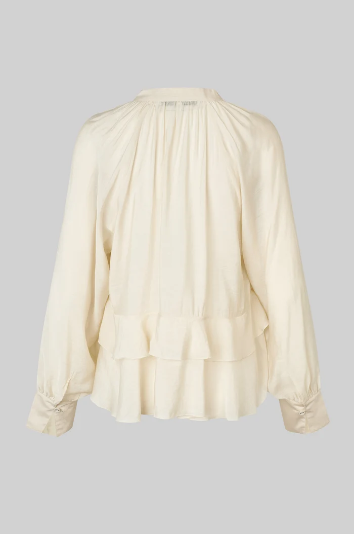 Second Female Tundra frill blouse Birch