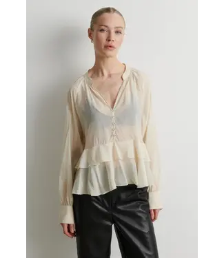 Second Female Tundra frill blouse Birch