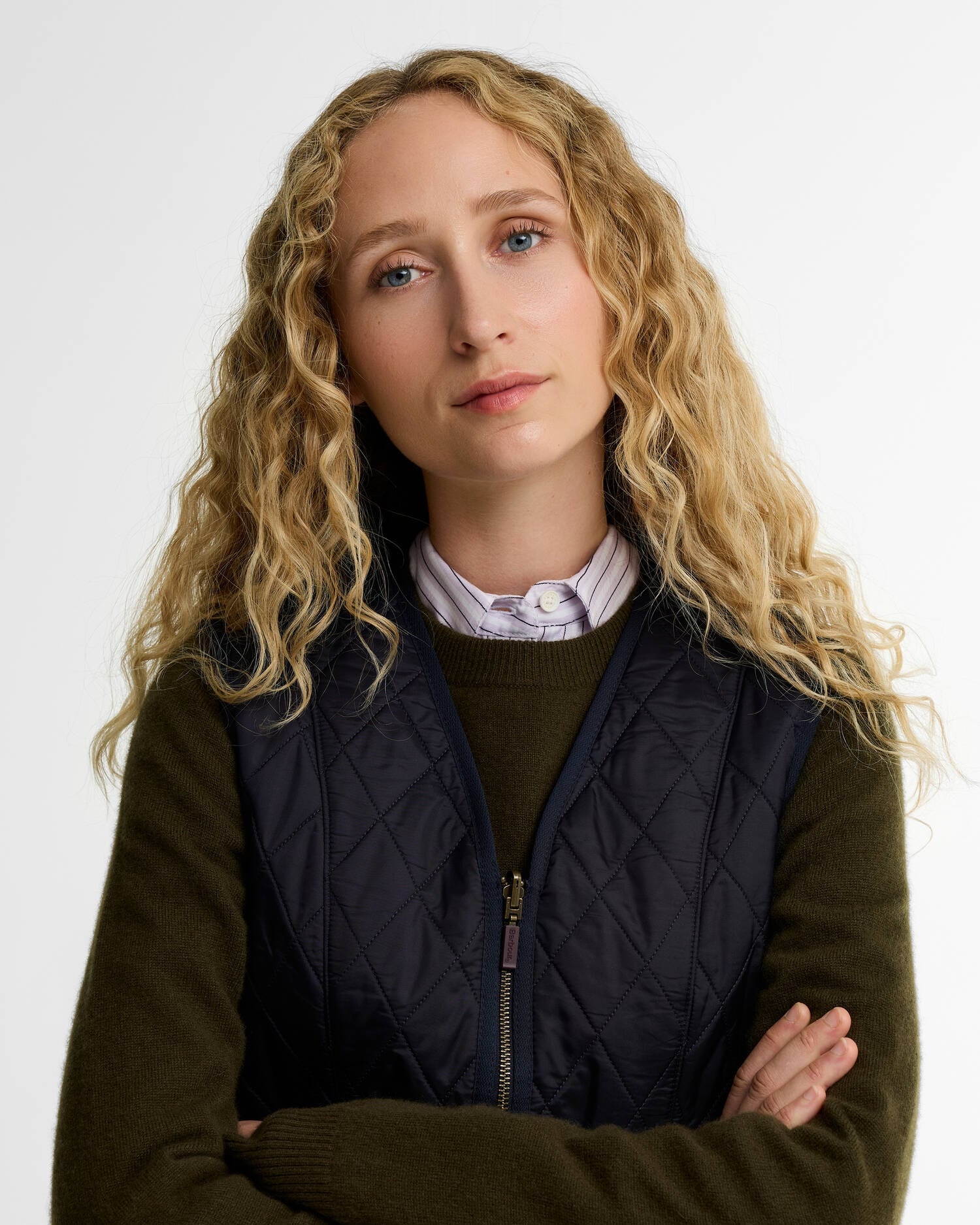 Barbour Fleece betty liner Navy