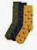 Barbour Pheasant socks gift box Forest mist
