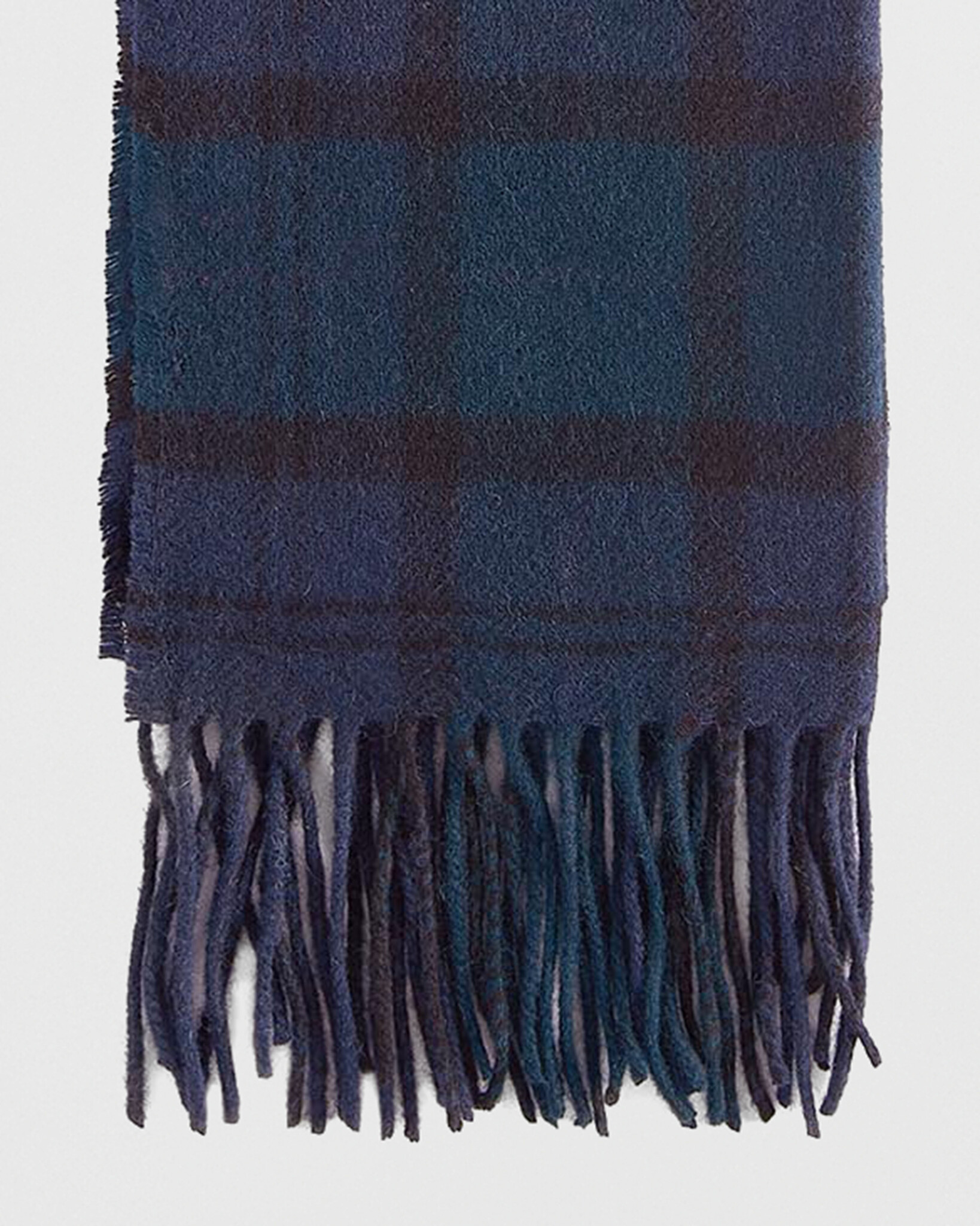 Barbour Tartan lambswool scarf Black watch
