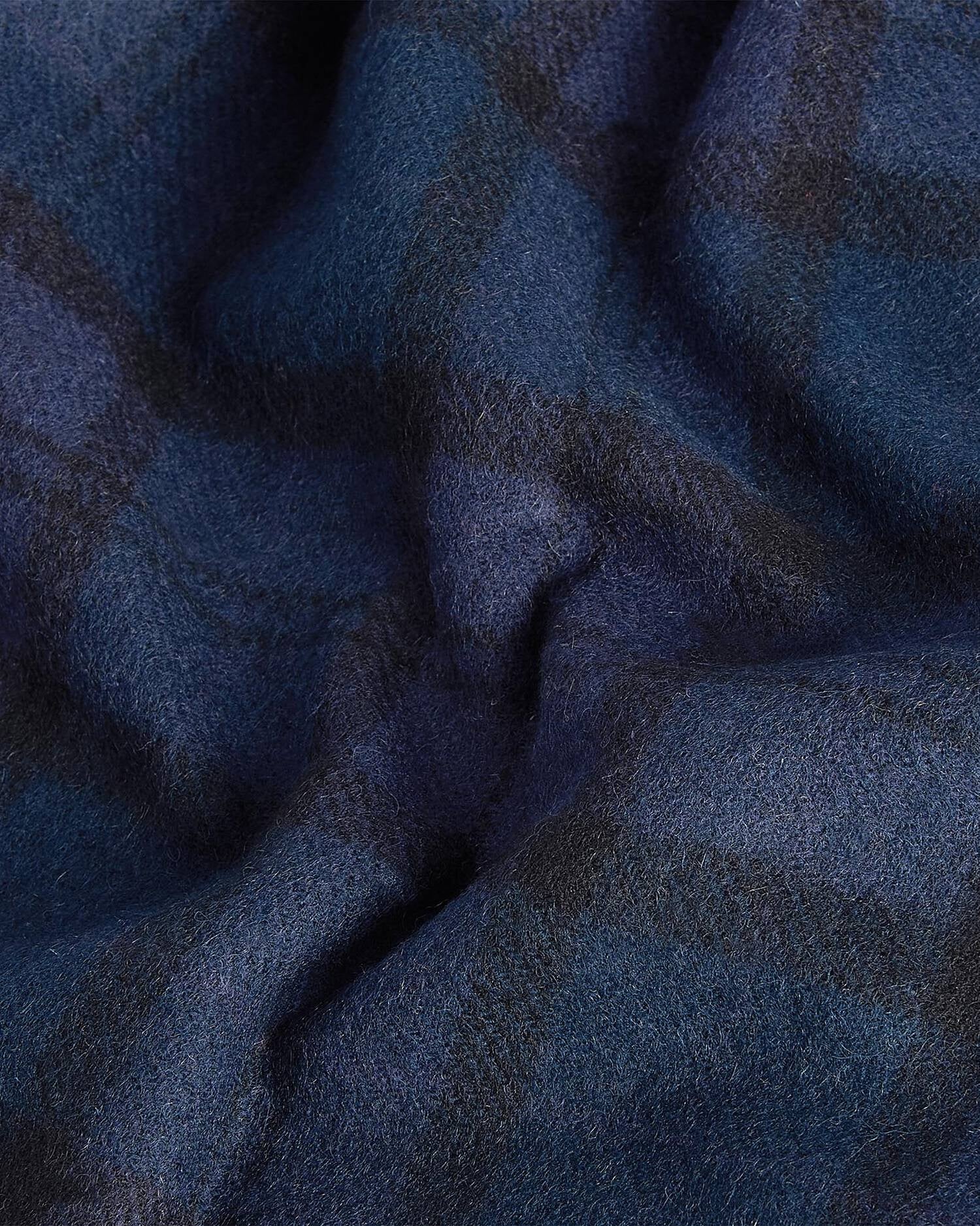 Barbour Tartan lambswool scarf Black watch