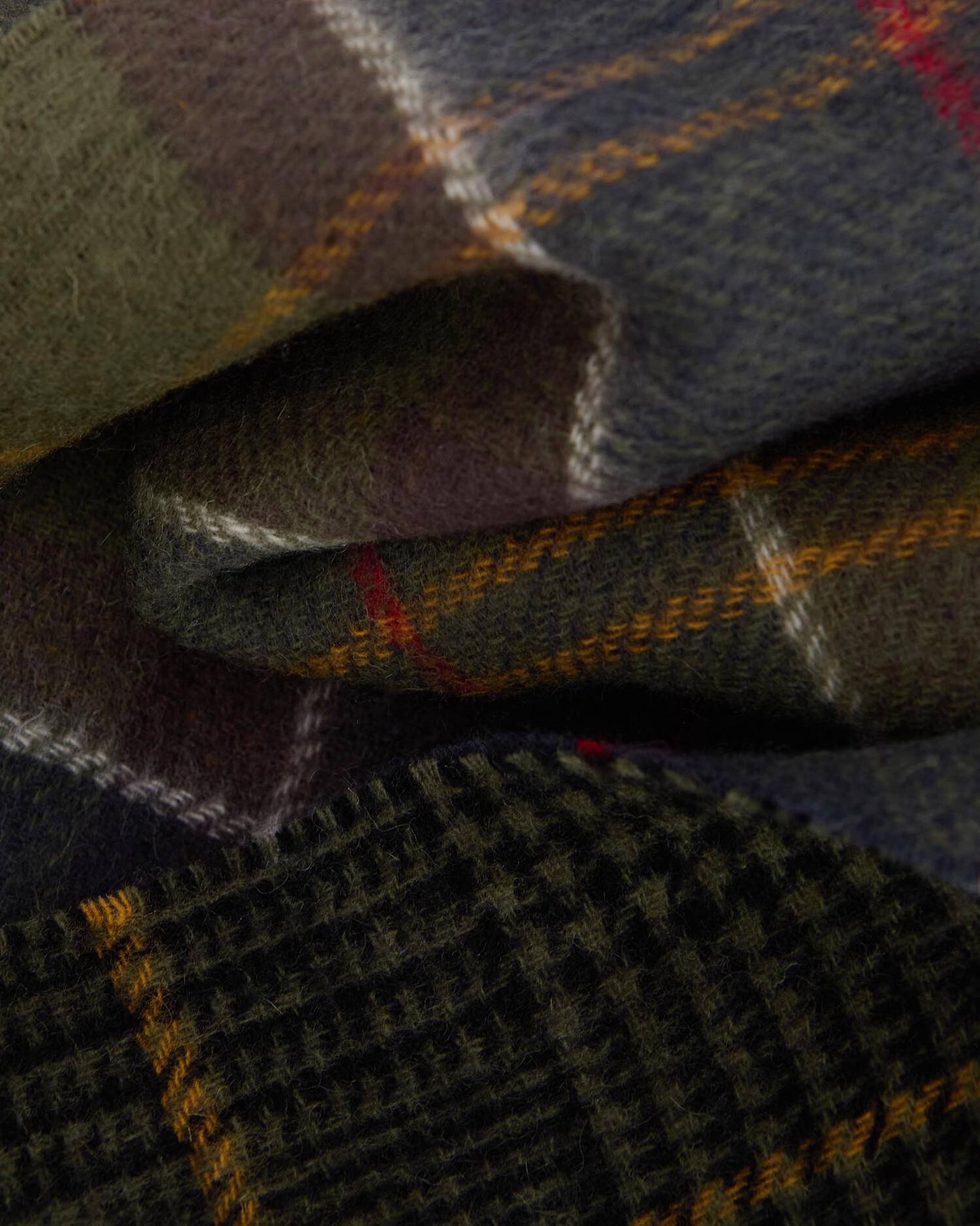 Barbour Dramside reversible scarf Classic tartan
