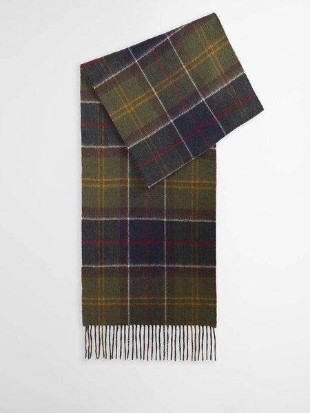 Barbour Dramside reversible scarf Classic tartan