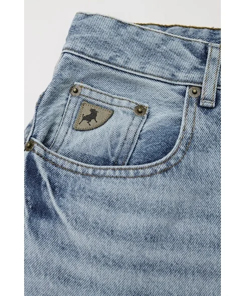 Lois Dali hem jeans Silver stone