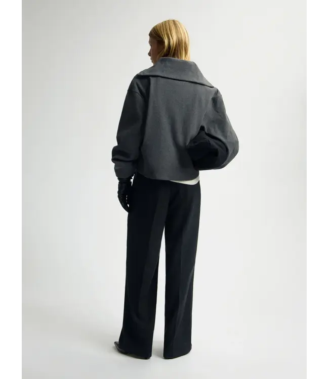 OLAF Wool tailored trousers Charcoal