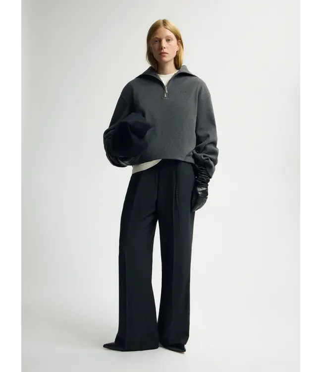 OLAF Wool tailored trousers Charcoal