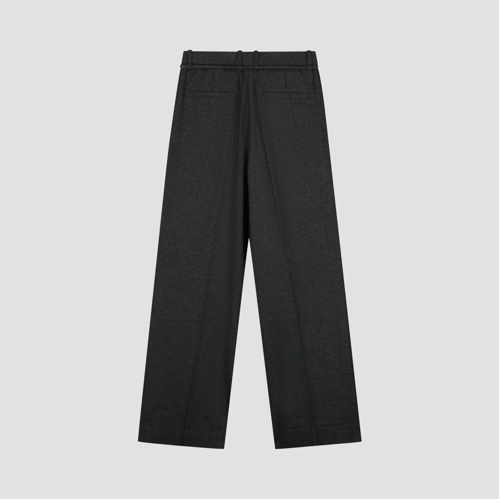 OLAF Wool tailored trousers Charcoal