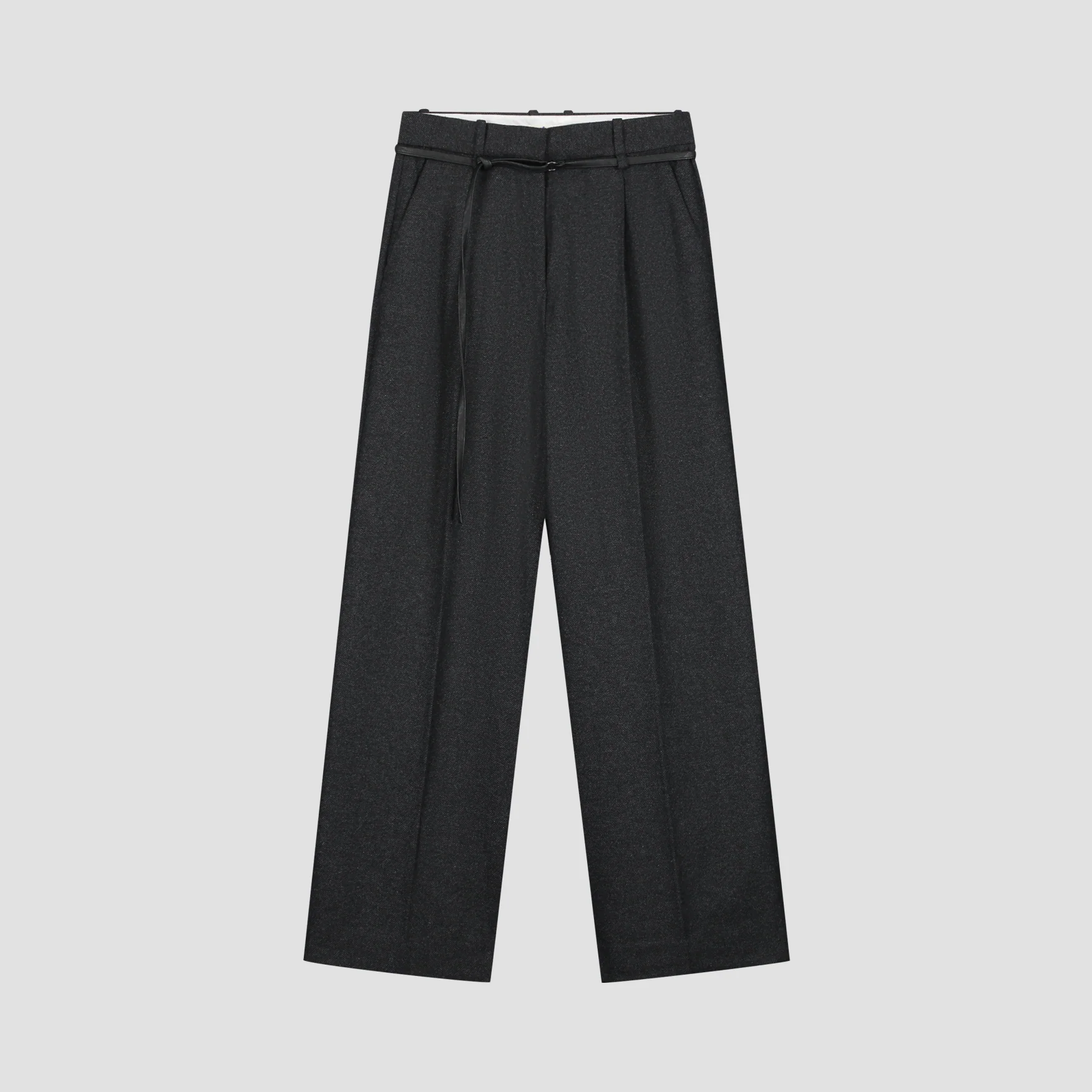 OLAF Wool tailored trousers Charcoal