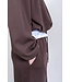 BLUE MORÉ Steph cotton sweater Dark brown