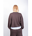 BLUE MORÉ Steph cotton sweater Dark brown