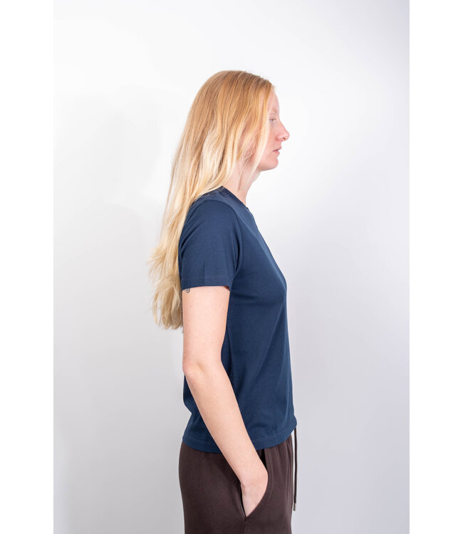 BLUE MORÉ Eva tee Dark blue
