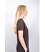 BLUE MORÉ Eva tee Dark brown