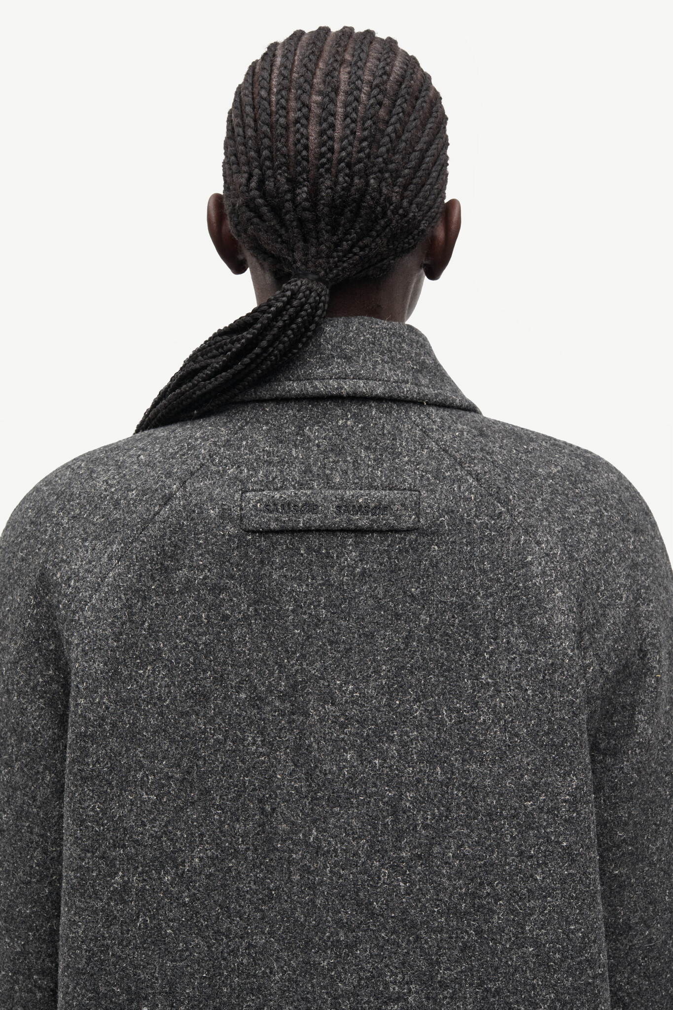Samsoe Samsoe Saalma coat Dark grey Mel.