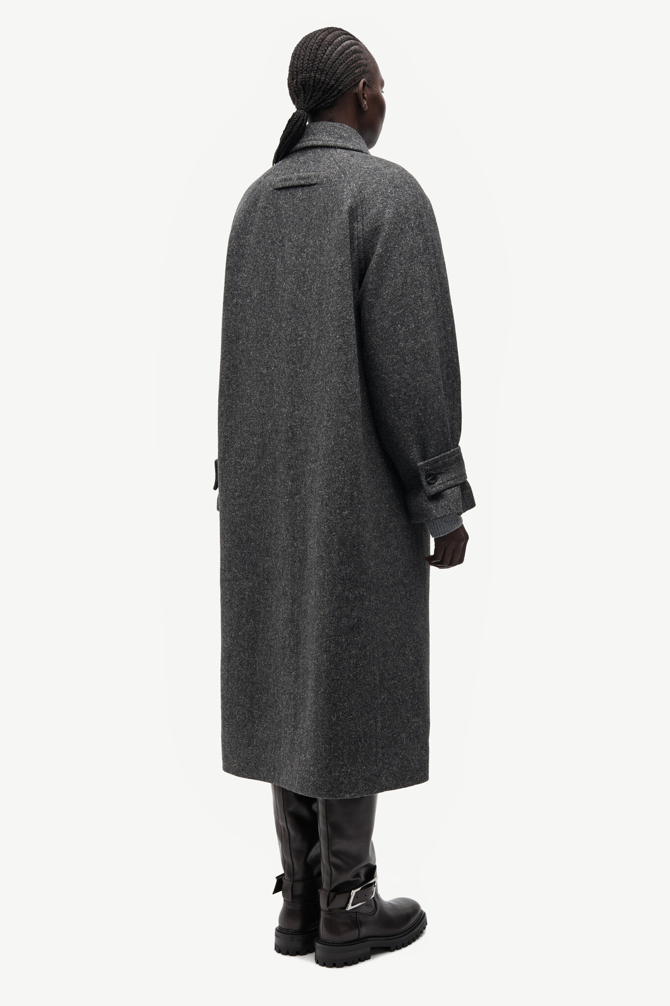 Samsoe Samsoe Saalma coat Dark grey Mel.